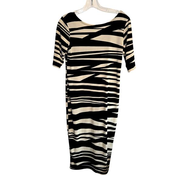 ASOS Maternity 8 Zebra Print Women's Short Sleeve Dress Miss Size Medium M - Picture 5 of 6